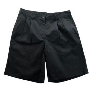 NWT Edwards Womens Chino Shorts Size 14 Pleated Classic Casual Cotton Blend